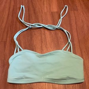 Rare lululemon bra sz 4 Seafoam green/midnight navy